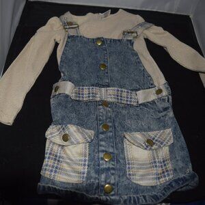 Little Lass 2 pc set, overalls and tshirt 3T